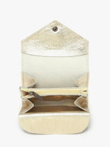 Porte-monnaie Etincelle Irisee Cuir Etrier Or etincelle irisee EETI5018-vue-porte