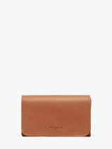 Coin Purse Leather Etrier Brown oil EOIL650