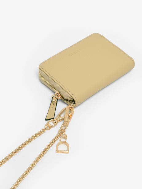 Porte-monnaie Equestre Cuir Etrier Beige equestre EEQT096M vue secondaire 2