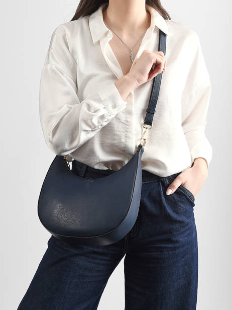 Sac Bandoulière M Tradition Cuir Etrier Bleu tradition ETRA102M vue secondaire 1